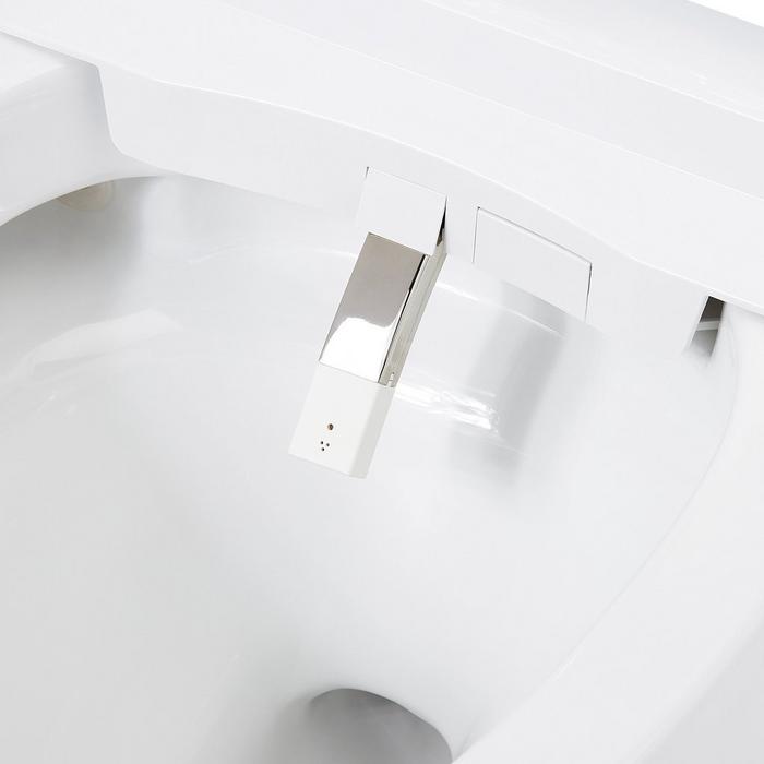 Closeup of Vela Plus Smart Toilet water sprayer