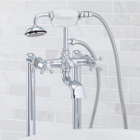 Veyo Freestanding Tub Faucet with Hand Shower