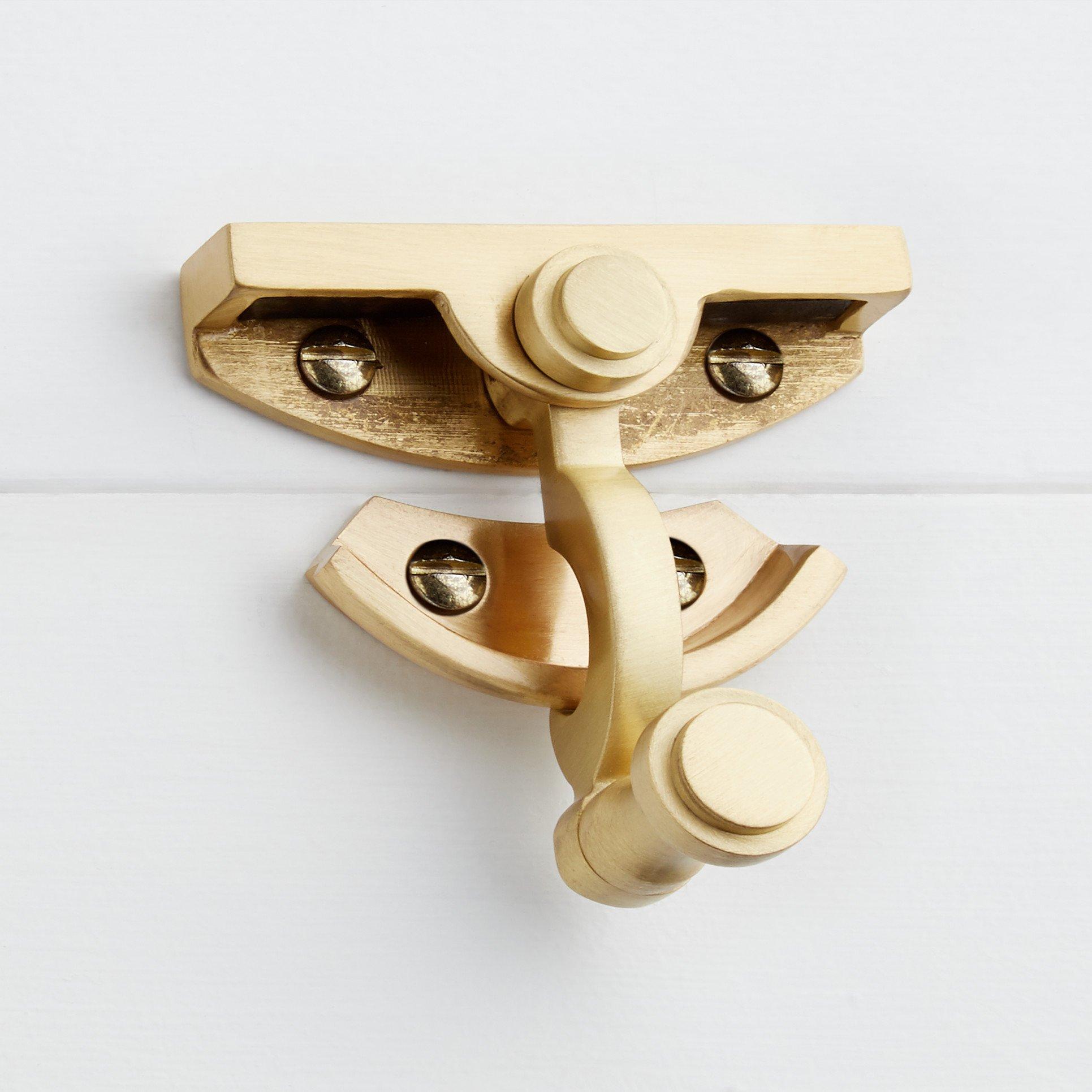 Lock Sb Solid Brass Sash Lock - Satin Brass | Signature Hardware