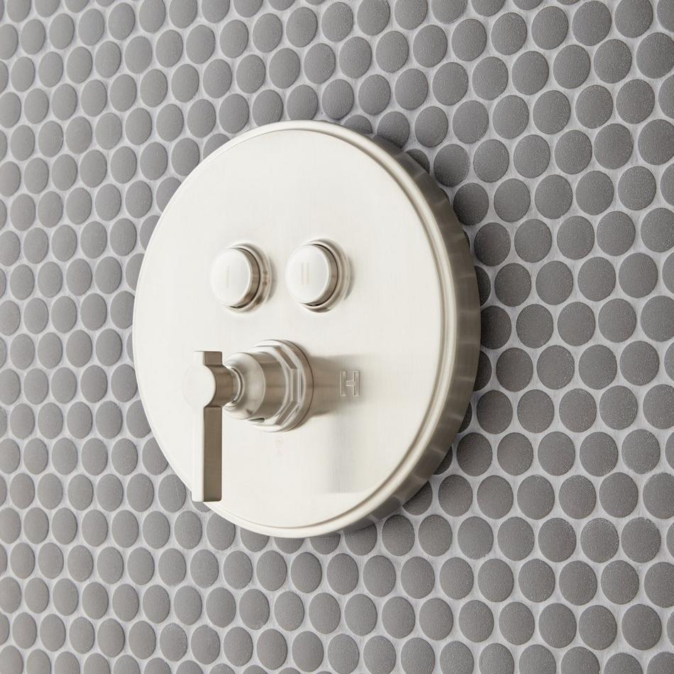 Greyfield Simple Select Pressure Balance Shower Trim and Valve - Brushed Nickel, , large image number 0