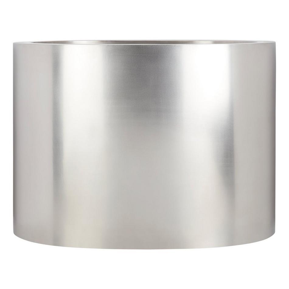48" Raksha Stainless Steel Japanese Soaking Tub - Brushed Nickel Drain Kit, , large image number 2