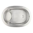 48" Raksha Stainless Steel Japanese Soaking Tub - Chrome Drain Kit, , large image number 4