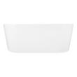 51" Boone Acrylic Freestanding Tub - Tap Deck - White Drain Kit with Foam, , large image number 2