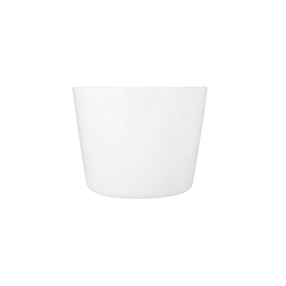 51" Boone Acrylic Freestanding Tub - Tap Deck - White Drain Kit with Foam, , large image number 3