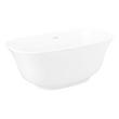 59" Lindsey Acrylic Freestanding Tub - White Drain Kit with Foam, , large image number 1