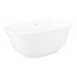 67" Lindsey Acrylic Freestanding Tub - White Drain Kit with Foam, , large image number 1