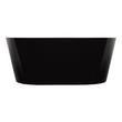 67" Eden Black Acrylic Freestanding Tub, , large image number 2