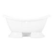 63" Rosalind Acrylic Pedestal Tub - Tap Deck - Chrome Drain Kit, , large image number 2