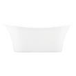 67" Kepler Acrylic Freestanding Tub - White Drain Kit with Foam, , large image number 2