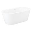 70" Leith Acrylic Freestanding Tub - White Drain Kit with Foam, , large image number 1