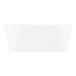 70" Leith Acrylic Freestanding Tub - White Drain Kit with Foam, , large image number 2