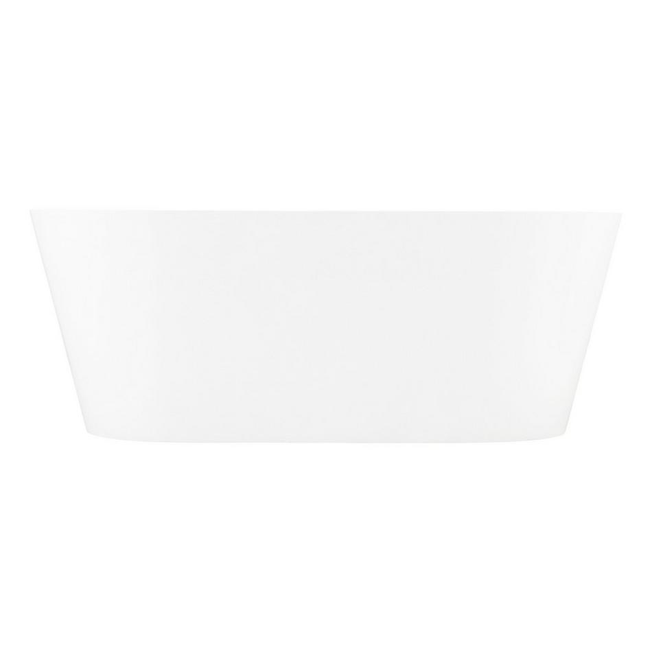 70" Leith Acrylic Freestanding Tub - White Drain Kit with Foam, , large image number 2