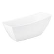 67" Glendora Acrylic Freestanding Tub - White Drain Kit with Foam, , large image number 1