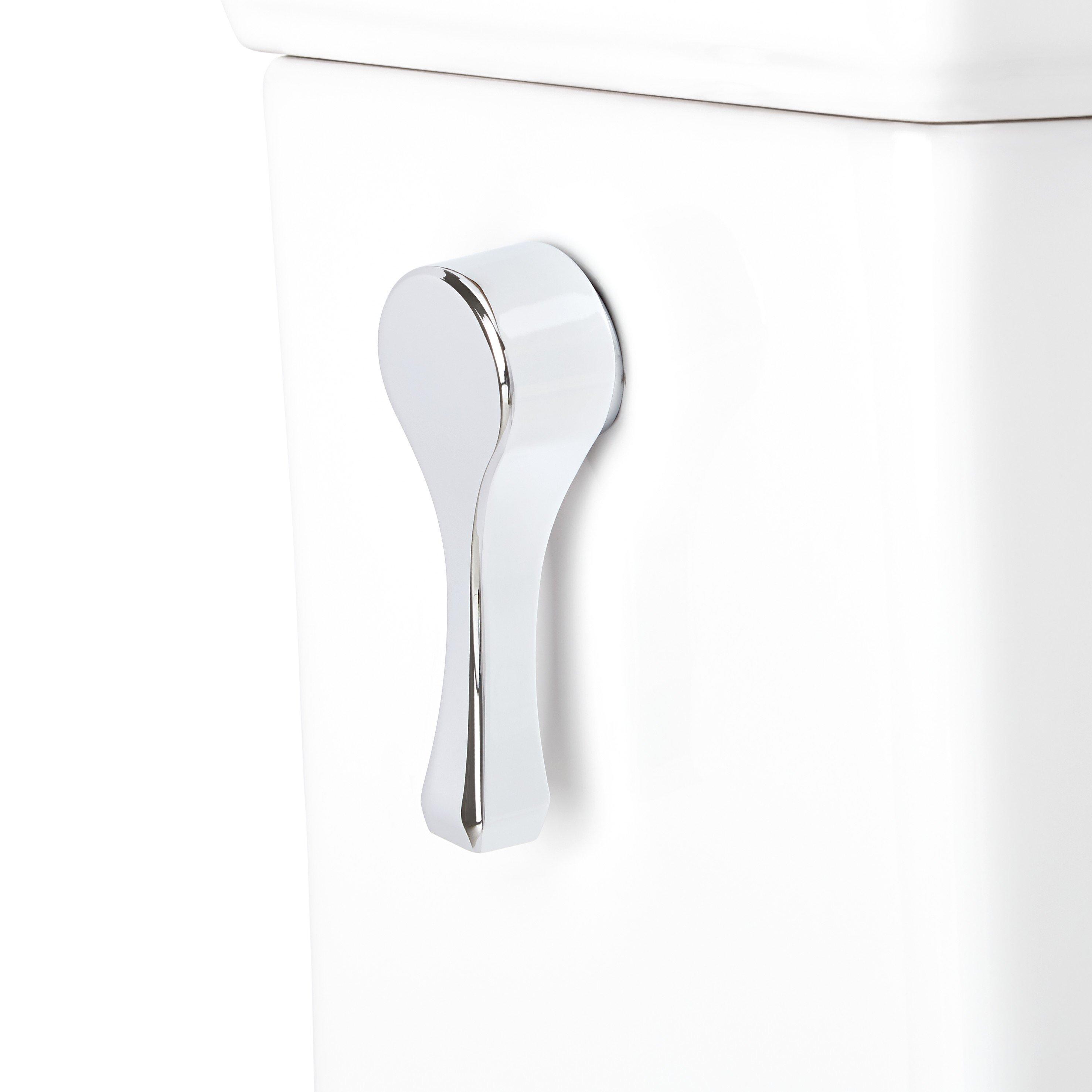 Carraway One-Piece Elongated Toilet - White | Signature Hardware