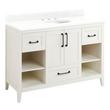 48" Burfield Vanity for Undermount Sink - White - Feathered White 8" - White Sink, , large image number 0