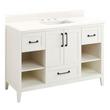 48" Burfield Vanity for Rectangular Undermount Sink - White - Arctic White 8" - White Sink, , large image number 0