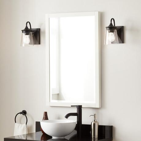 Burfield Vanity Mirror - White
