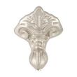 57" Erica  Iron Clawfoot Tub-Brushed Nickel Imperial Feet-Rolled Rim & No Holes-Daisy Wheel Drain, , large image number 2