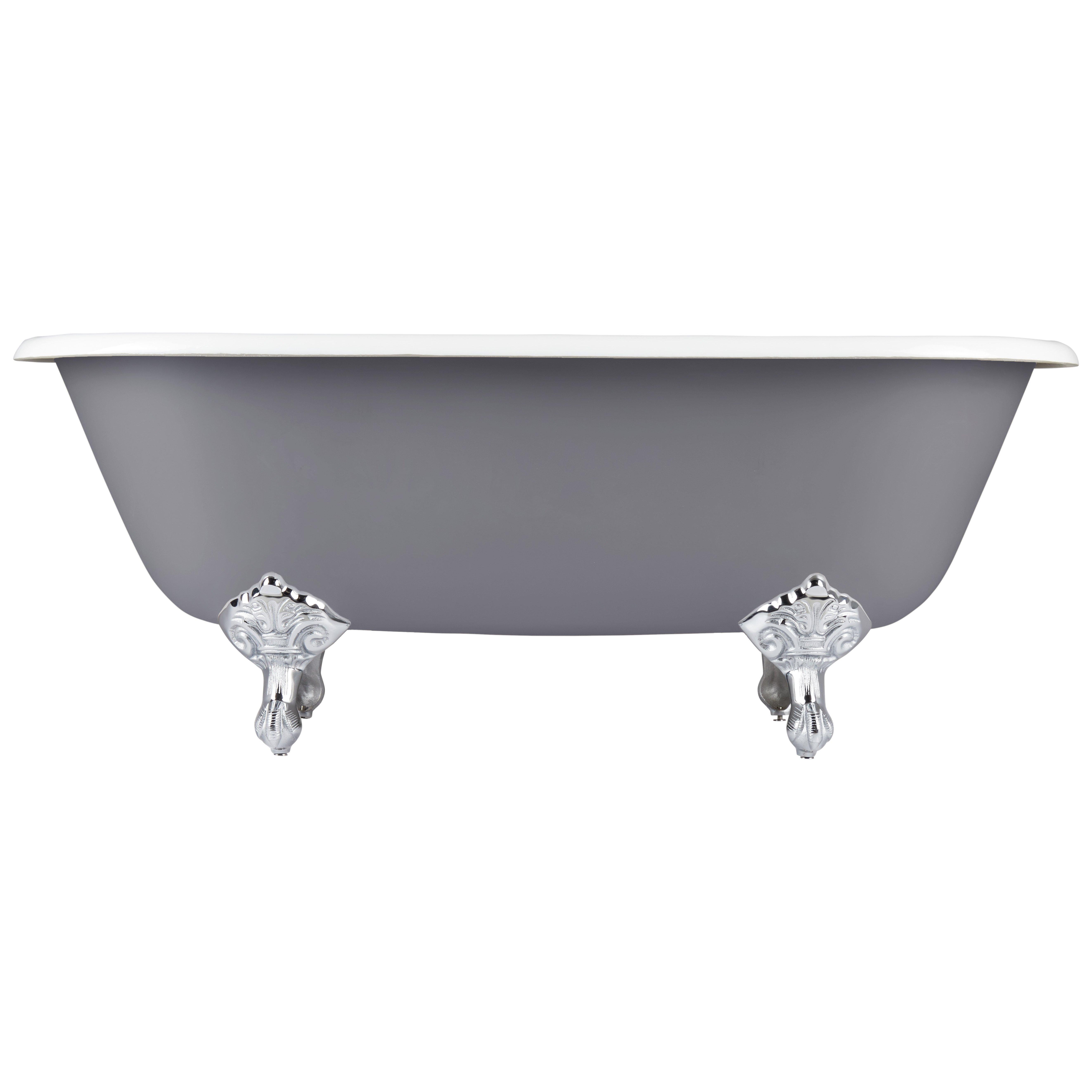 Gray clawfoot tub hotsell