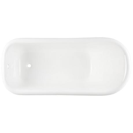 66" Goodwin Cast Iron Clawfoot Tub - Imperial Feet