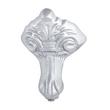 66" Goodwin Cast Iron Slipper Clawfoot Tub - Dark Gray - Rolled Rim - Chrome Feet & Drain, , large image number 2