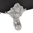 72" Lena Cast Iron Clawfoot Tub - Chrome Monarch Imperial Feet - Black - Daisy Wheel Overflow Drain, , large image number 2