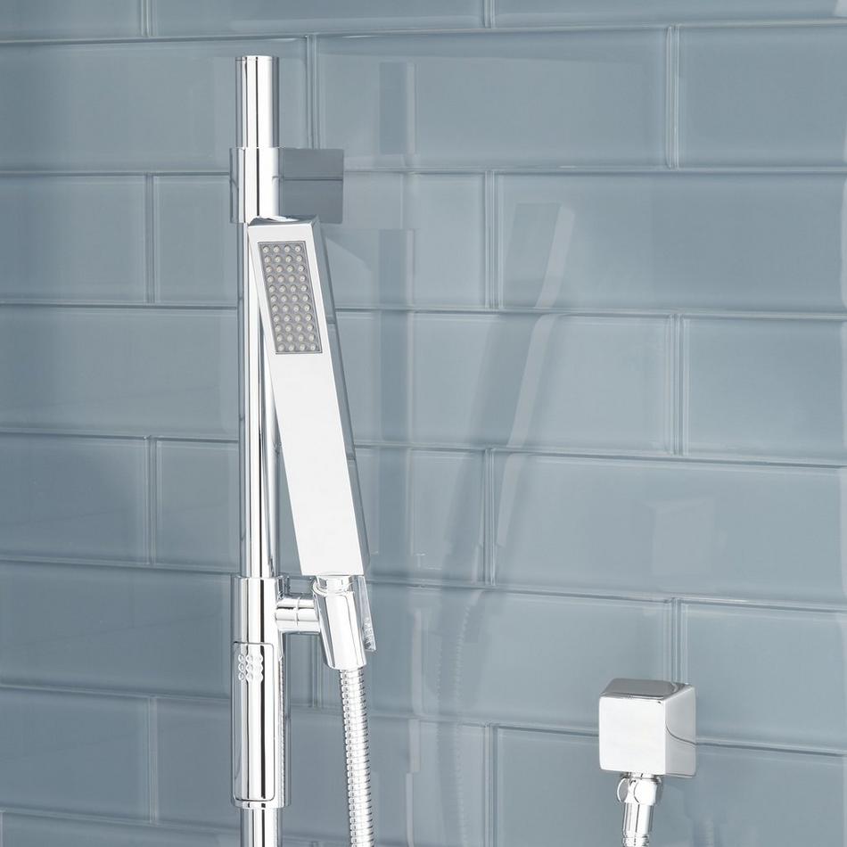 Hibiscus Simple Select Shower System with Rainfall Shower and Hand Shower - Chrome, , large image number 2