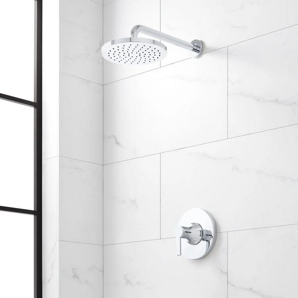 Lentz Pressure Balance Shower System With Lever Handles - Chrome, , large image number 3
