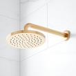 Lentz Pressure Balance Shower System With Lever Handles - Brushed Gold, , large image number 1