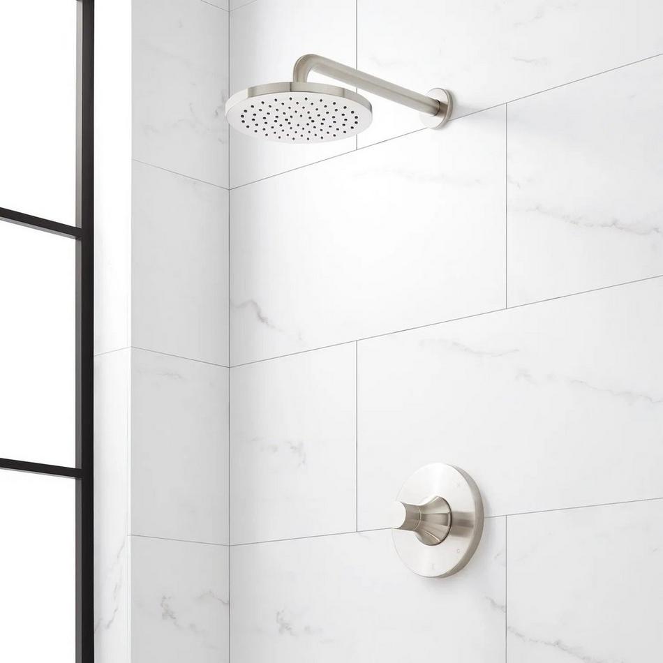 Lentz Pressure Balance Shower System With Knob Handles - Brushed Nickel, , large image number 3