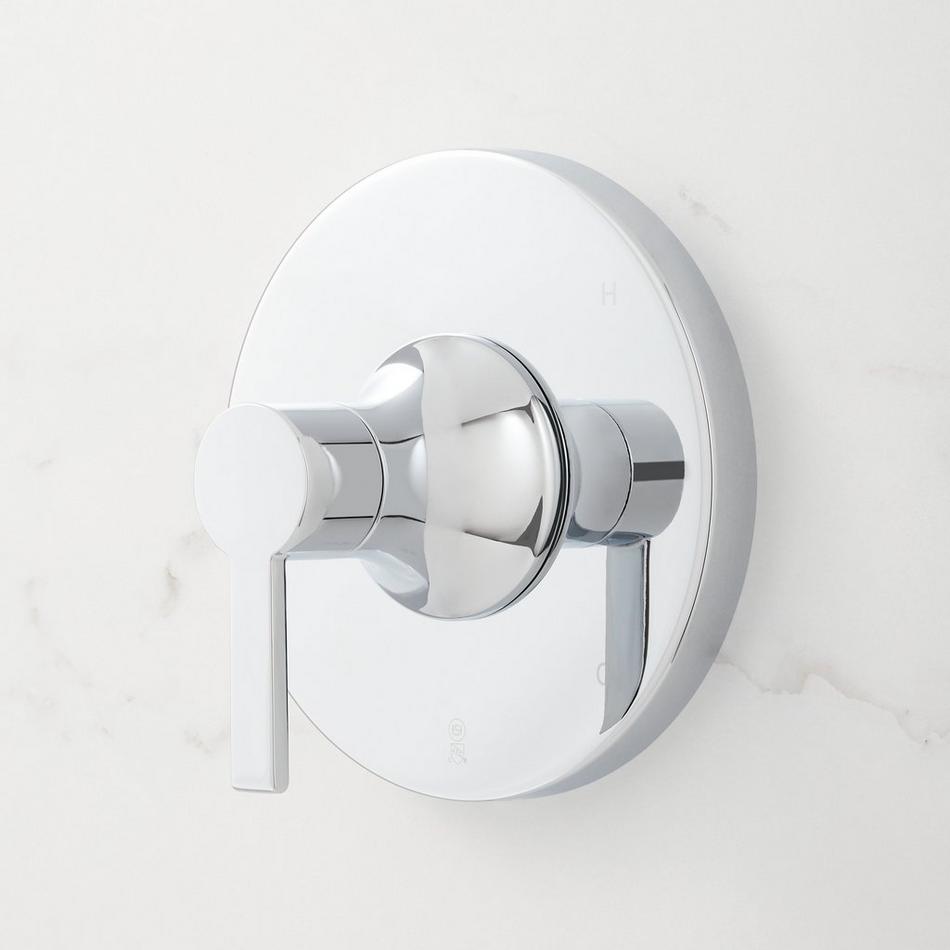 Lentz Pressure Balance Tub and Shower System - Lever Handles - Chrome, , large image number 3
