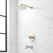 Lentz Pressure Balance Tub and Shower System - Knob Handles - Brushed Nickel, , large image number 4