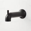 Lentz Pressure Balance Tub and Shower System - Knob Handles - Matte Black, , large image number 2