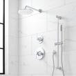 Lentz Pressure Balance Shower System With Hand Shower - Lever Handles - Chrome, , large image number 0
