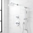 Lentz Pressure Balance Shower System With Hand Shower - Knob Handles - Chrome, , large image number 0
