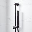Lentz Pressure Balance Shower System With Slide Bar and Hand Shower - Knob Handles - Matte Black, , large image number 2