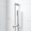 Lentz Pressure Balance Shower System With Rainfall Shower & Hand Shower - Lever Handles - Br. Nickel, , large image number 2