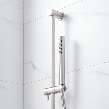 Lentz Pressure Balance Shower System With Rainfall Shower & Hand Shower - Lever Handles