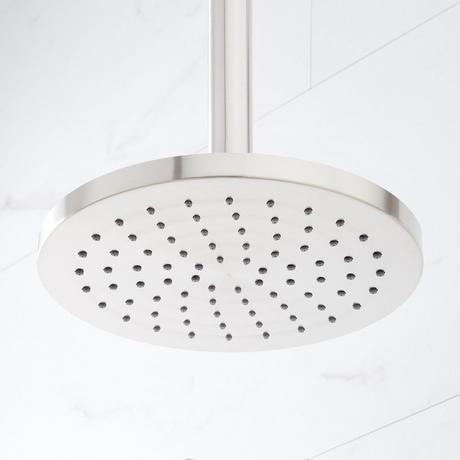 Lentz Pressure Balance Shower System With Rainfall Shower & Hand Shower - Lever Handles