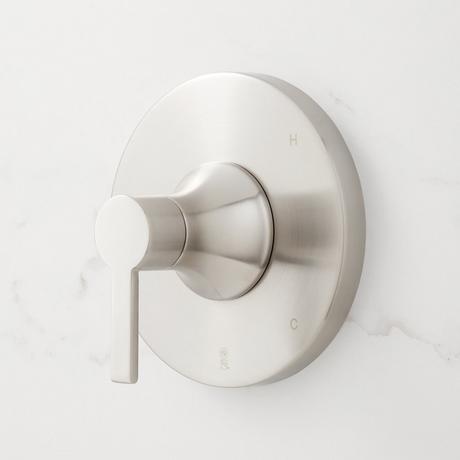 Lentz Pressure Balance Shower System With Rainfall Shower & Hand Shower - Lever Handles