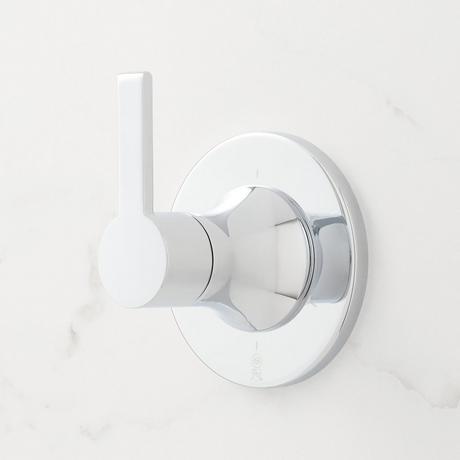 Lentz Pressure Balance Shower System With Rainfall Shower & Hand Shower - Lever Handles