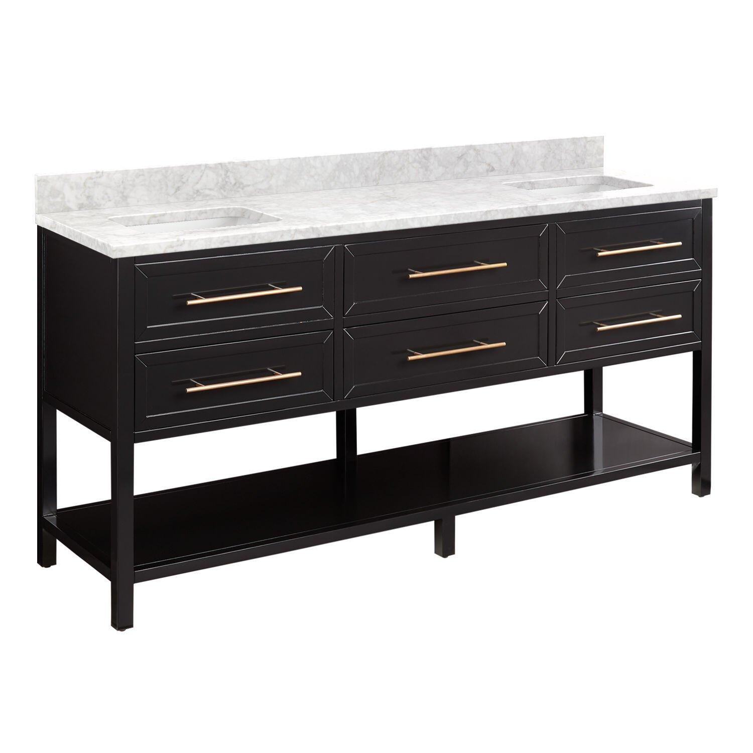 Signature Hardware Robertson Double Console Vanity - Thumbnail 3