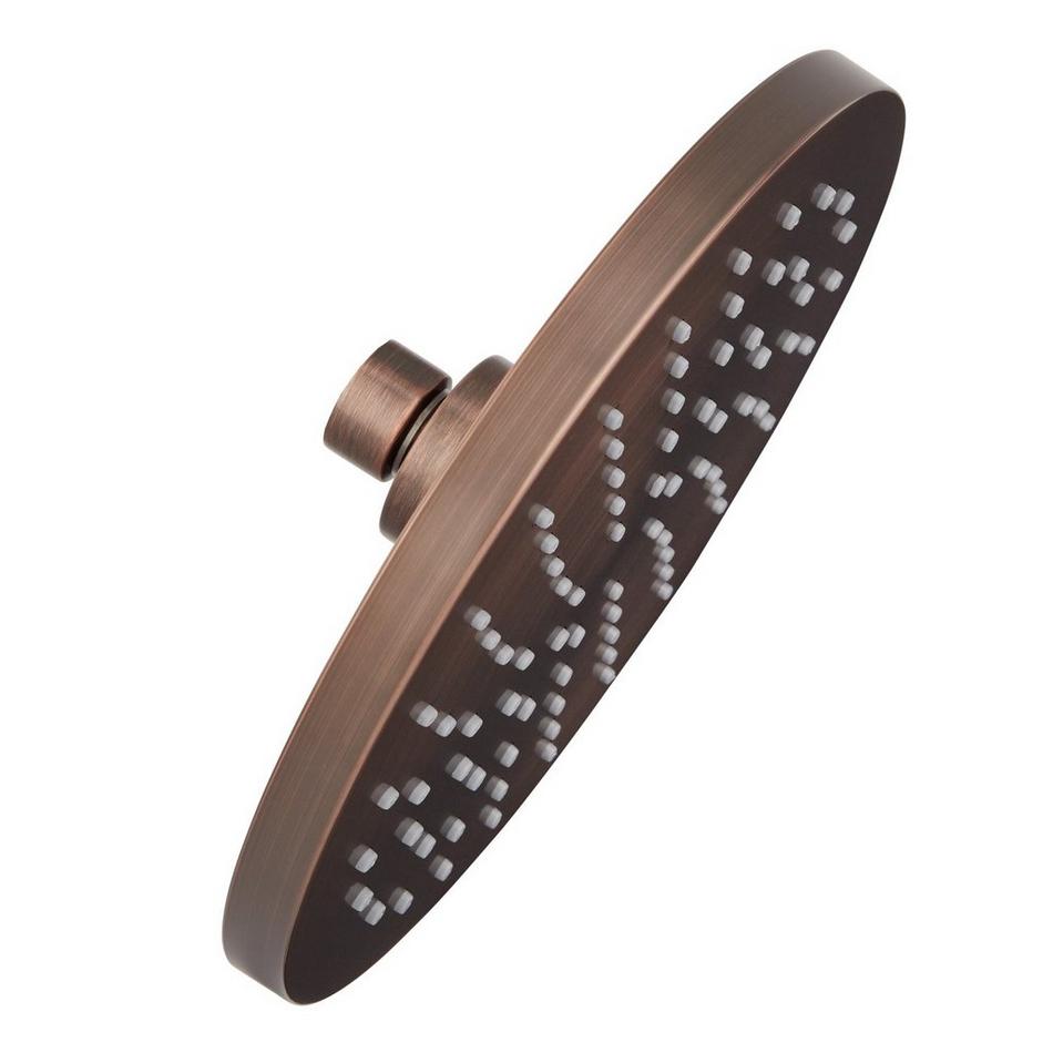 8" Modern Round Rainfall Shower Head - 2.5 gpm - Oil Rubbed Bronze, , large image number 0
