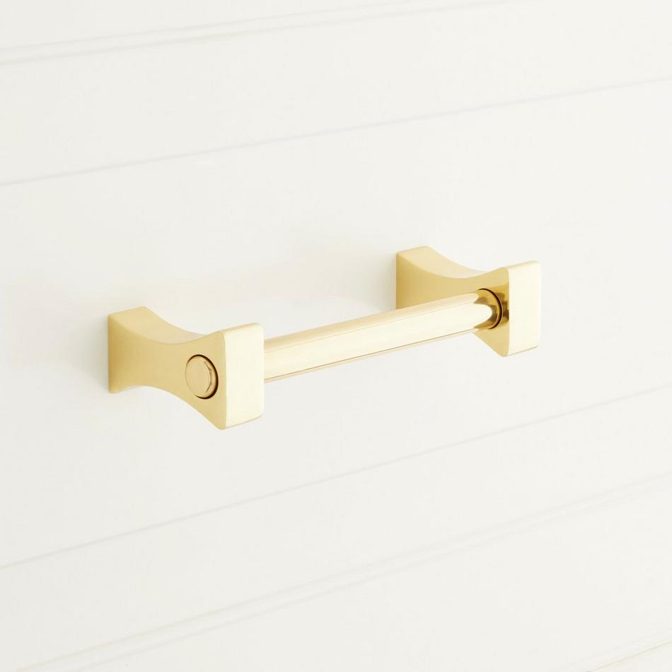Darton Solid Brass Cabinet Pull, , large image number 1