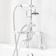 English Side Mount Conversion Kit with Hand Shower - 60" x 27" D Style Shower Ring - Chrome, , large image number 2