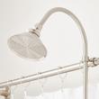 English Side Mount Conversion Kit with Hand Shower - 60" x 27" D Style Shower Ring - Brushed Nickel, , large image number 1