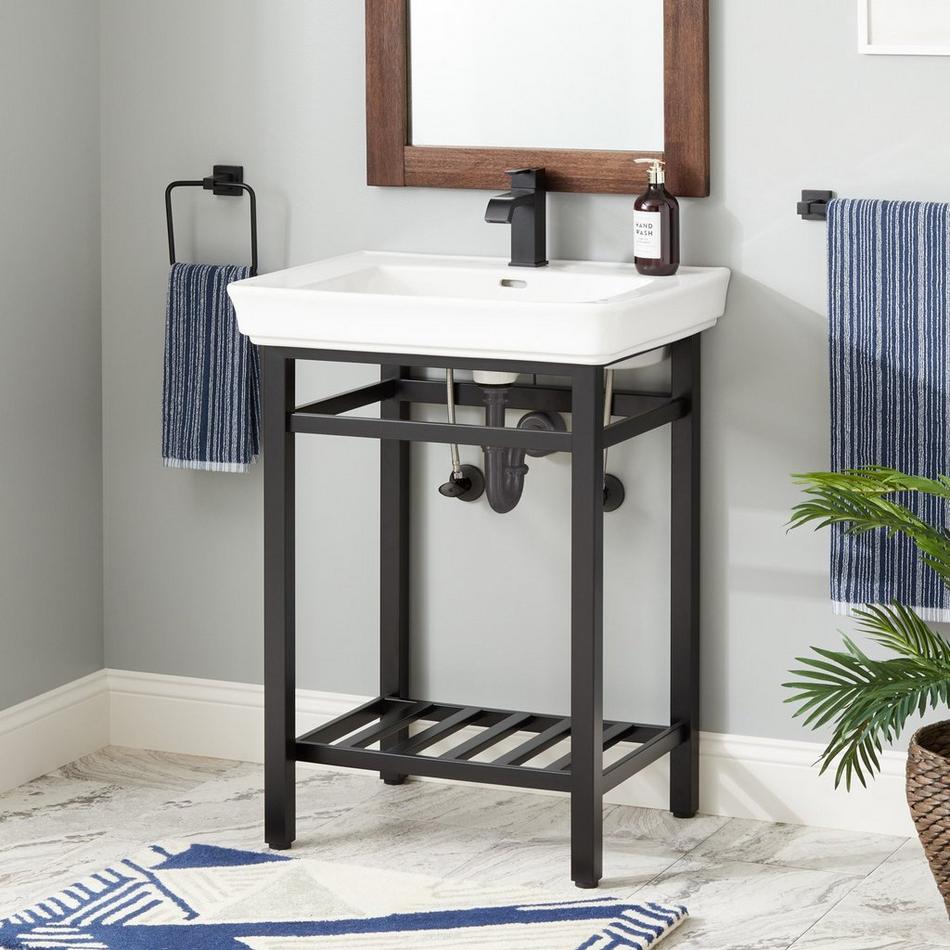 26 Cool And Creative Sink Stands For Any Bathroom - DigsDigs