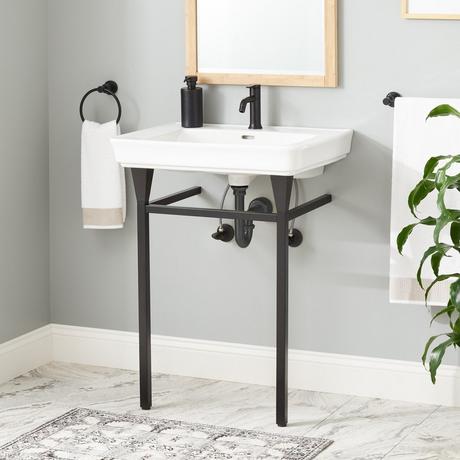 26" Bayhaven Console Sink with Traditional Top