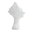 61" Arabella Cast Iron Double-Slipper Clawfoot Tub - White - No Holes - White Feet & Drain, , large image number 2