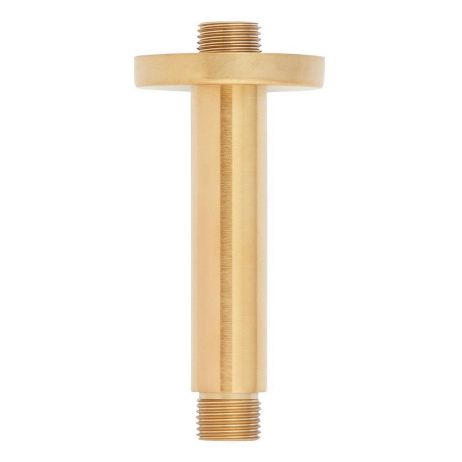 4" Round Ceiling-Mount Shower Arm - Brushed Gold, , large image number 0